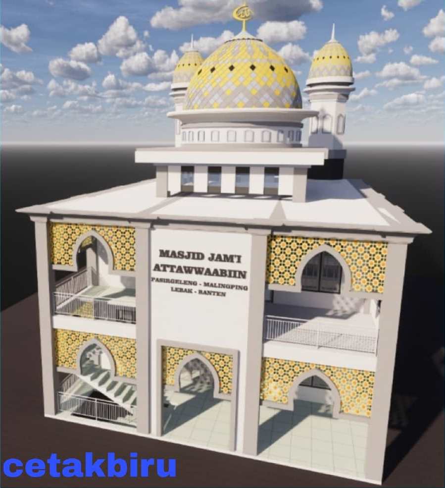 You are currently viewing Perencanaan Masjid Jami Attawwaabiin, Malimping
